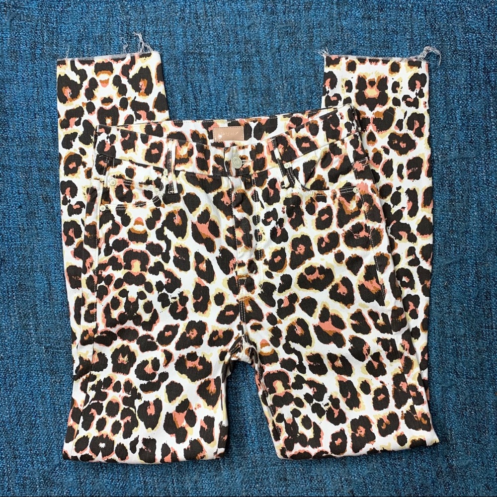 Mother High Waisted Touch Of the Tiger Fray Jeans - Picture 3 of 10